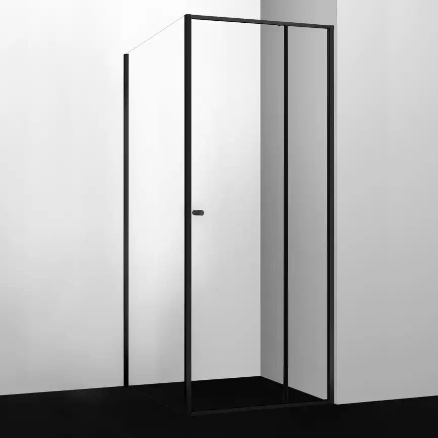 Душевой уголок WasserKRAFT Dill 61S 100х100 61S19 профиль Черный стекло Прозрачное фото 3