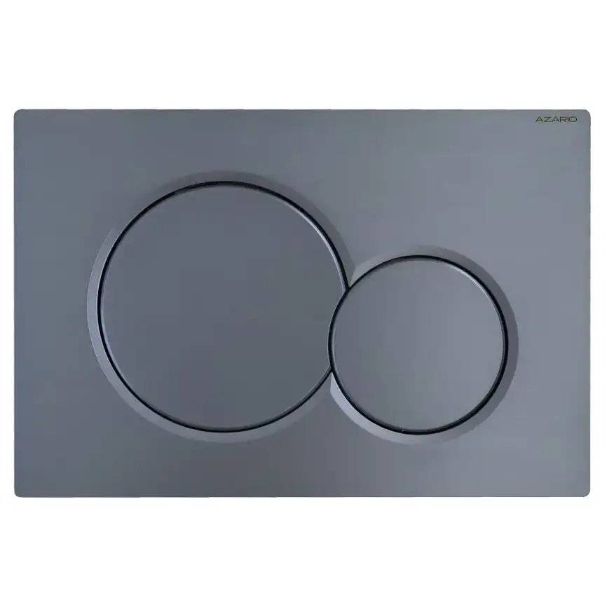 Кнопка смыва AZARIO NEW AZ-010.08, Оружейная сталь фото 1