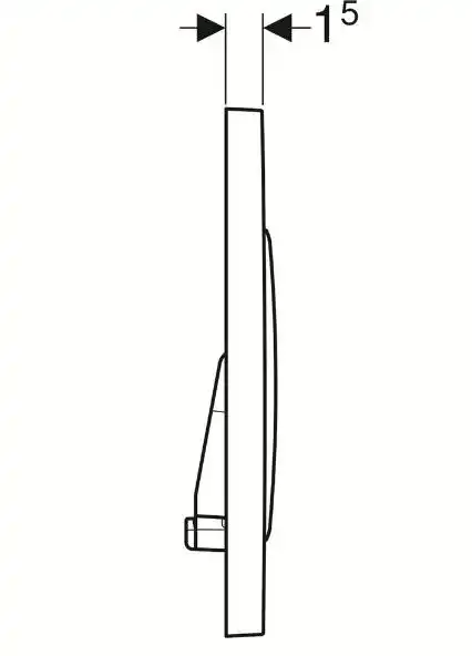 Клавиша смыва Geberit Sigma 20 115.882.KK.1 Белый/золото фото 3