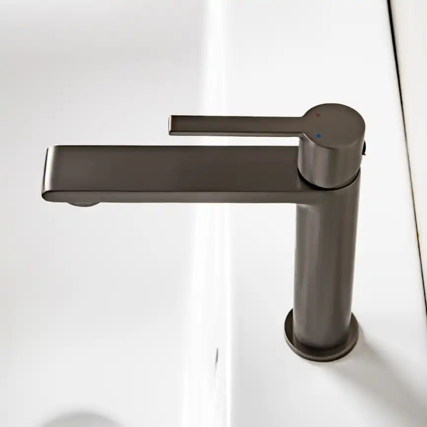 Смесители для раковины AVS Elegant 811-400-GM, оружейная сталь фото 8