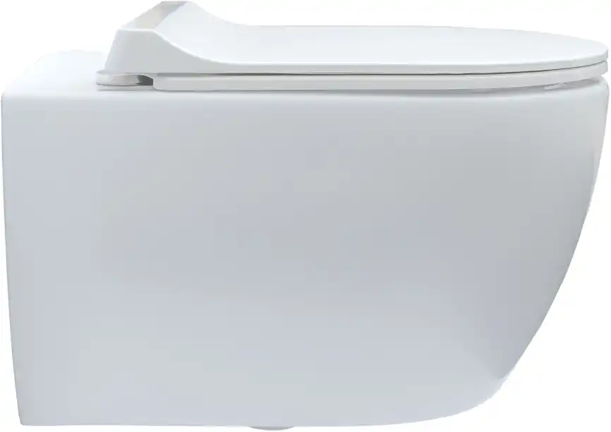 Унитаз подвесной Logan L5W CITY 019100-w-01 с сидением Soft Close -SLIMSEAT , белый фото 7