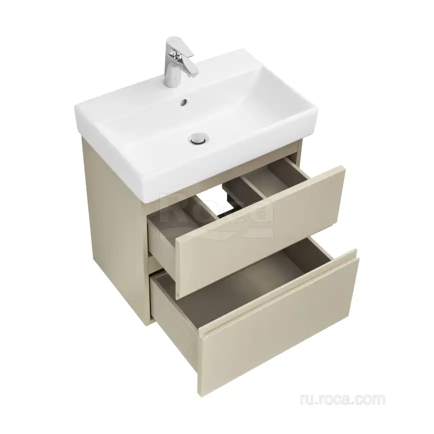 Тумбы под раковину Roca Oleta 60 A857639515 подвесная, цвет, Капучино фото 4