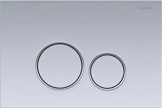 Унитаз с инсталляцией SET AQUATEK ПОЛАРИС-019 4в1 с сиденьем микролифт и клавишей смыва Хром фото 4