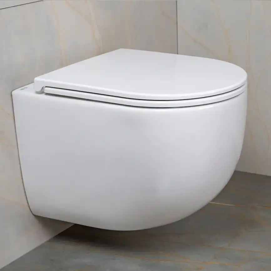 Унитаз подвесной AVS Спутник 801-0038-P-T2-GW безободковый, со смывом Торнадо, белый фото 12