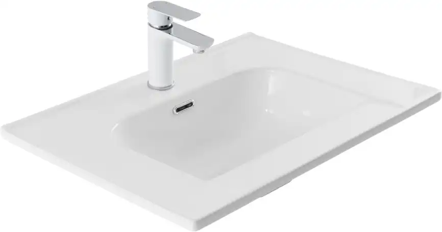 Раковина Aquanet Alba 60 белая фото 7