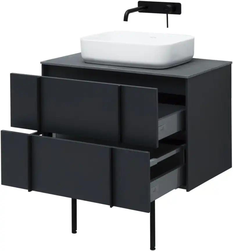 Тумба под раковину Allen Brau Reality 80 1.32005.AM антрацит матовый фото 25