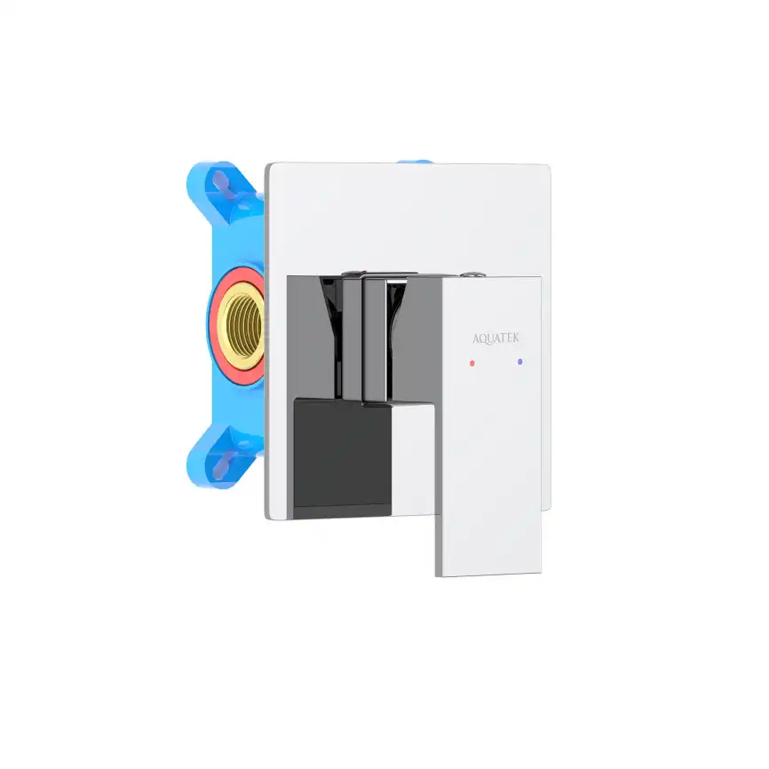 Смеситель для душа Aquatek Либра AQ1666CR встраиваемый, с внутренней частью, Хром фото 1