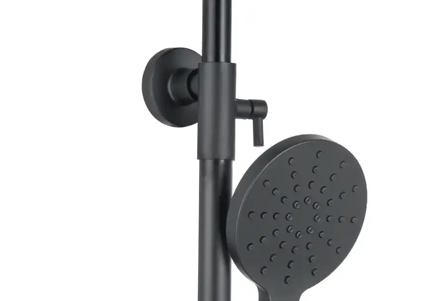 Душевая система Aquatek ВЕГА AQ2060MB, Черный матовый фото 12