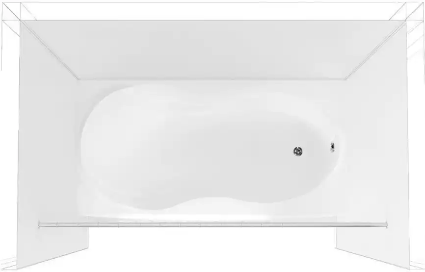 Карниз для ванны Aquanet прямой 190 фото 3