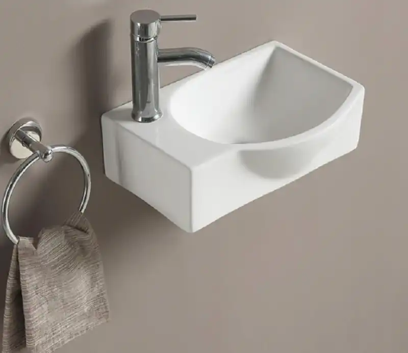 Умывальник CeramaLux 78404R 400х285х135 Подвесная цвет Белый фото 1