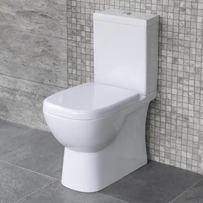 Унитаз-компакт SANITA LUXE Quadro с сиденьем плавное закрытие (QDRSLCC01151022) фото 2