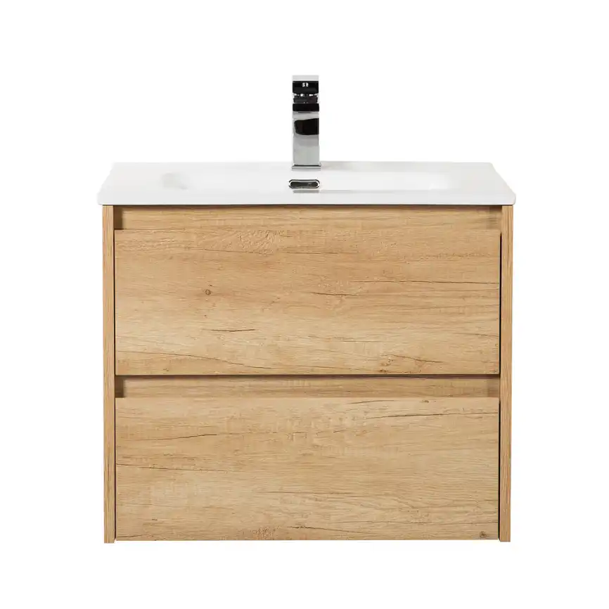 Тумба под раковину BelBagno KRAFT-600-2C-SO-RNN подвесная Rovere Nebrasca Nature фото 1