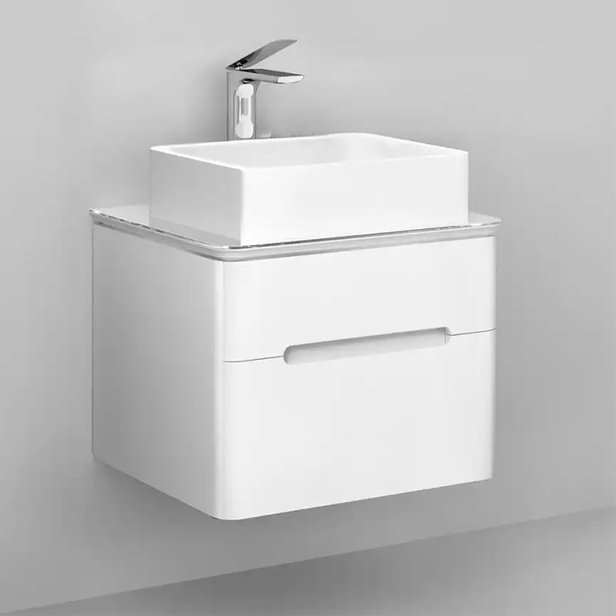 Тумба под раковину Jorno BOSKO 60 Bos.01.60/P/W Белая фото 1