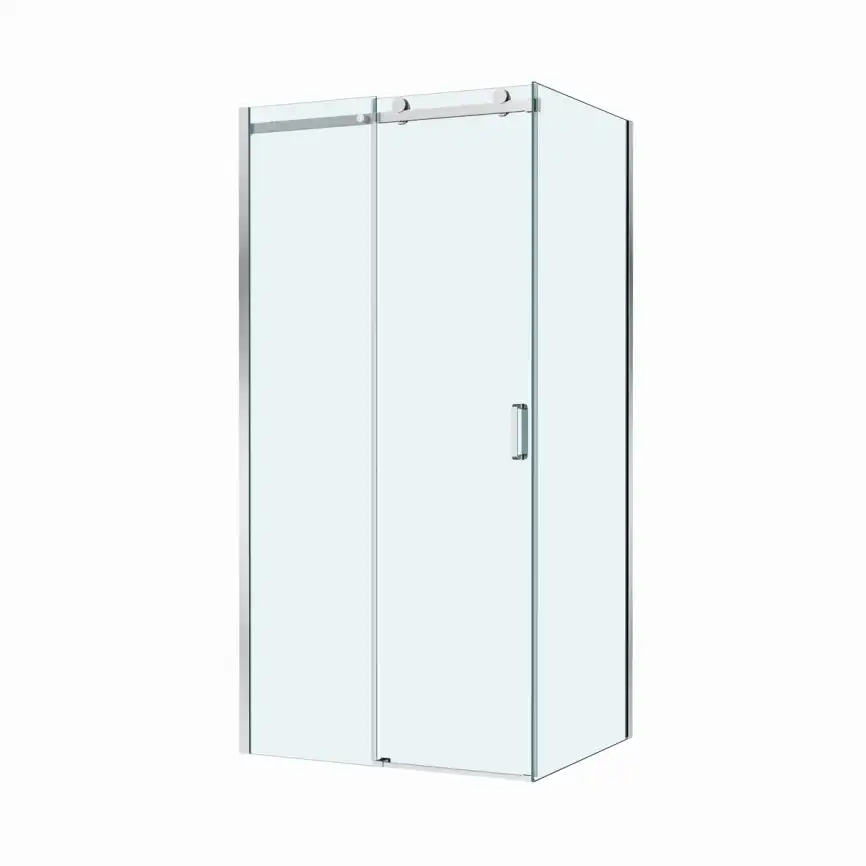 Душевой уголок BelBagno SOFT_CLOSE-2-AH-1-110/90-C-Cr стекло прозрачное, профиль Хром фото 11