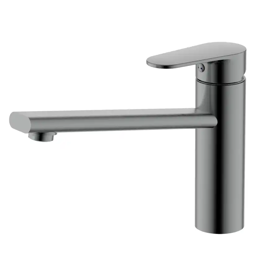 Смеситель для кухни Aquatek Ника AQ1880BGM, Оружейная сталь фото 1