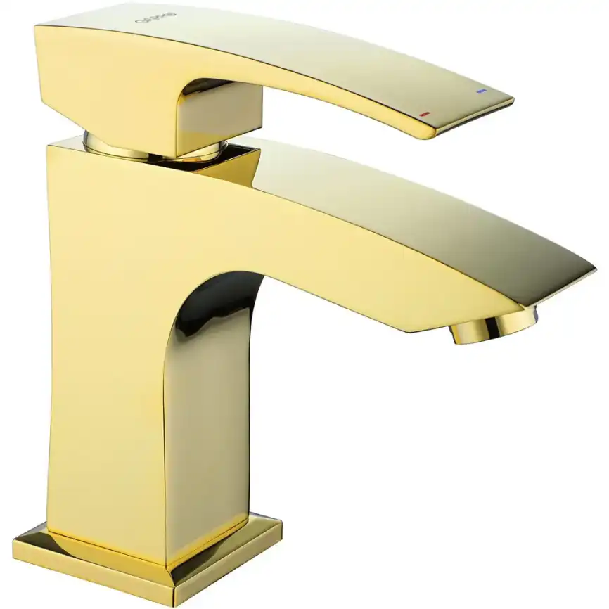 Смеситель для раковины Gappo G1007-13, Золото глянцевое фото 1