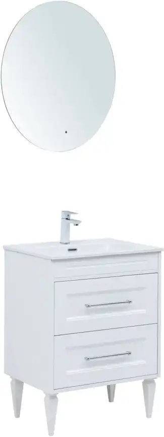 Тумба под раковину Aquanet Бостон new 60 белый сатин, 306367 фото 7