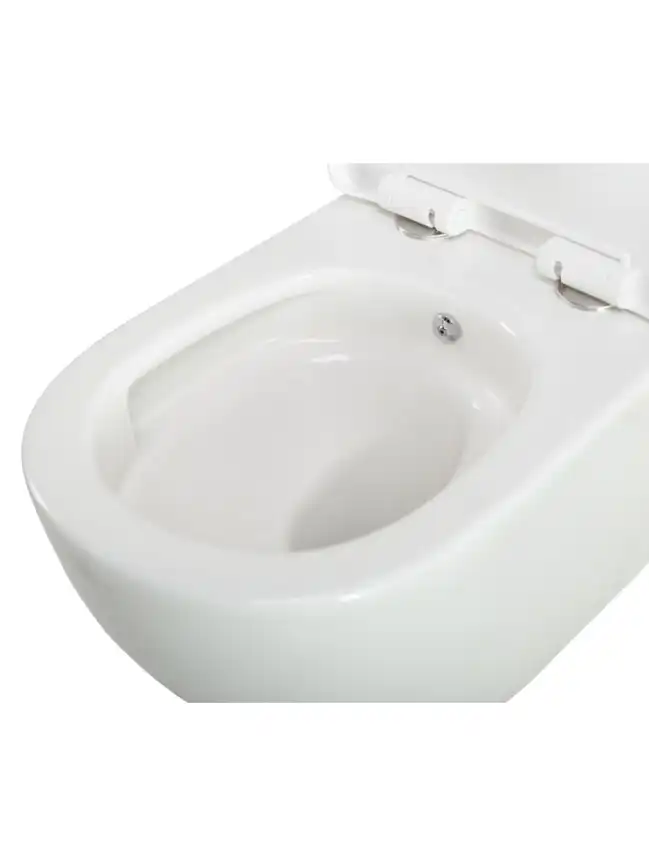 Унитаз подвесной BelBagno MARINO BB7026CH-TOR-BS/SC с сиденьем, функцией биде и смесителем фото 9