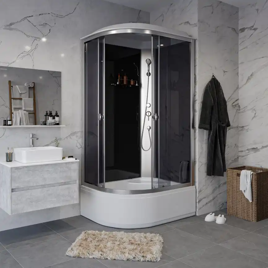 Душевая кабина Niagara Eco 90х70 E90/70/40R/TN высокий поддон фото 2