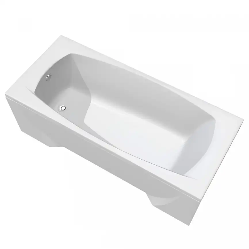 Акриловая ванна Marka One PRAGMATIKA 173-155х75 01пр17375 прямоугольная, Белая фото 6