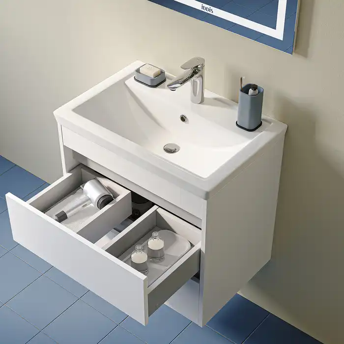Тумба с раковиной IDDIS Zodiac X 60, подвесная, Белая, ZDX60W0i95K фото 10