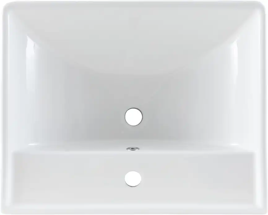 Раковина Aquanet Ирис 60 301803 прямоугольная, Белая глянцевая фото 4