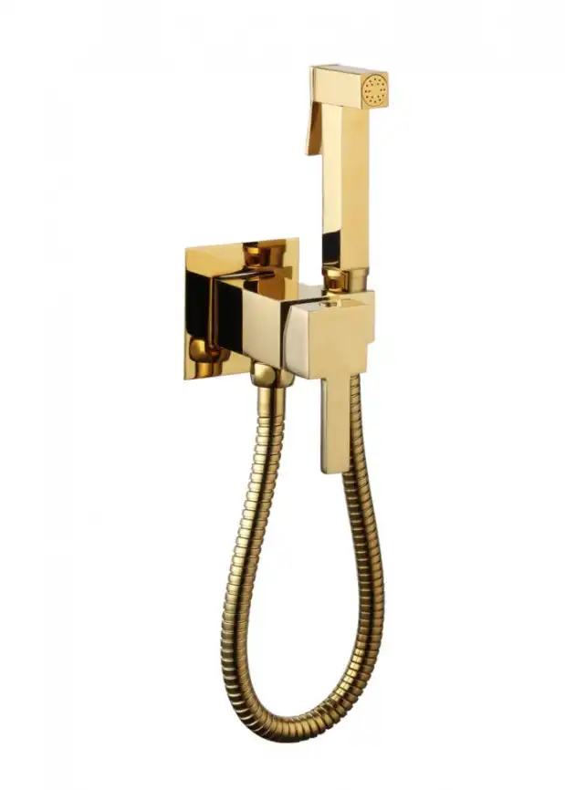 Гигиенический душ со смесителем CeramaLux KBS/003, цвет золото фото 1