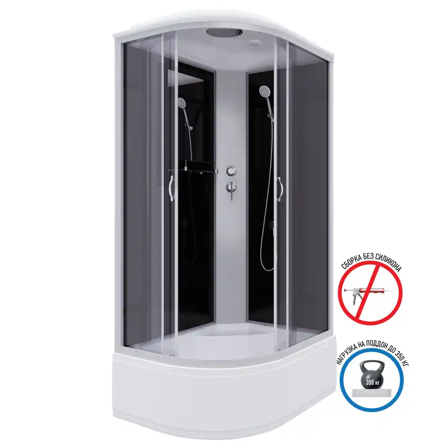 Душевая кабина Niagara Classic 120х80х215 NG-2510-14R высокий поддон, без гидромассажа, 25101434R фото 1