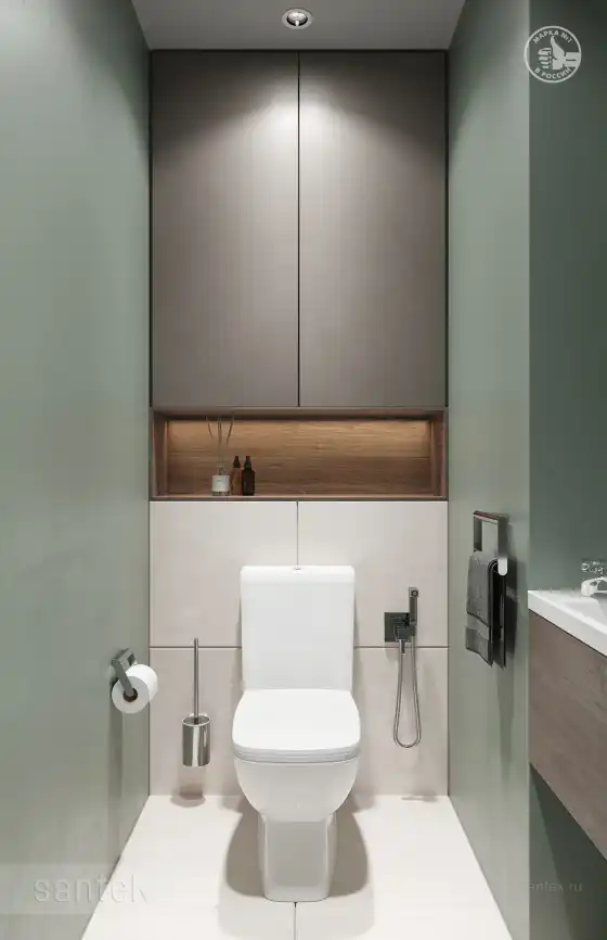 Унитаз-компакт Santek Нео с горизонтальным выпуском, стандарт- 2 реж., дюропласт, 1WH302187 фото 8