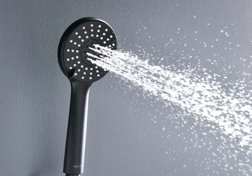 Душевая лейка Aquatek БЕТТА AQ2009MB, Черный матовый фото 7