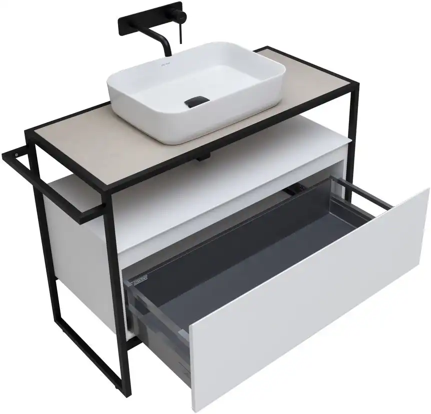 Тумба под раковину Allen Brau Priority 100 1.31003.WM белый матовый фото 9