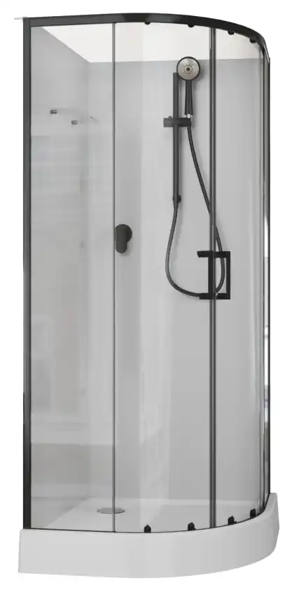 Душевая кабина Aquanet Passion EVO 100R Black 100x100 фото 4