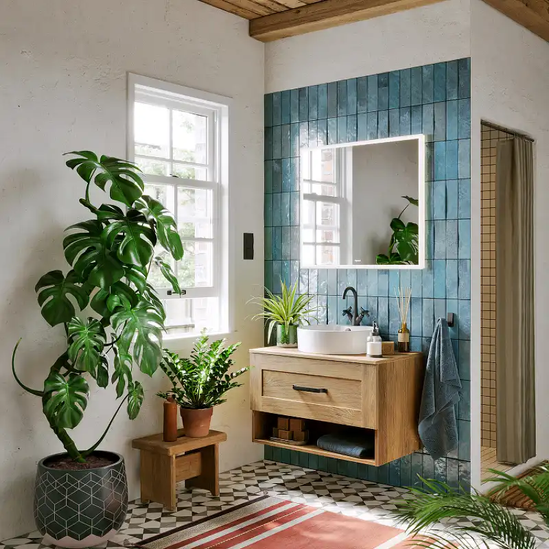 Зеркало Aqwella Vision 100х70 VIS0210AH с подстветкой, бесконтактный сенсор, с подогревом фото 2