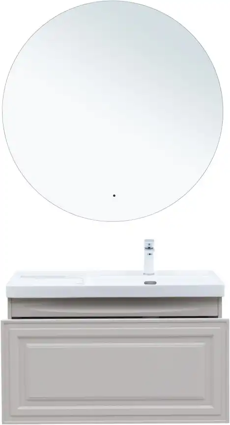 Тумба под раковину Aquanet Агата 90 бежевый, 345488 фото 8