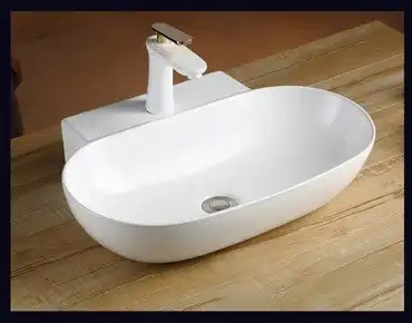 Умывальник CeramaLux 9234 570х400х120 цвет Белый фото 1