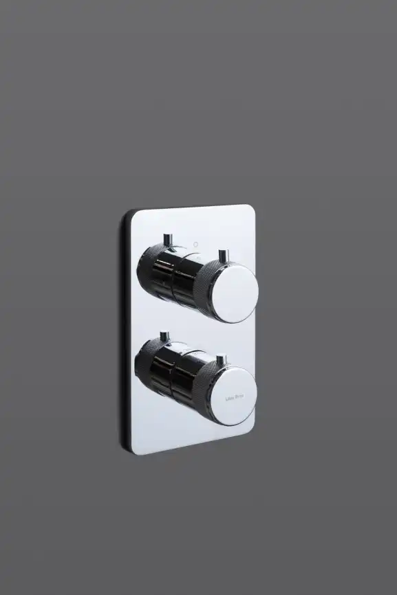 Душевая система Allen Brau Priority 5.31013-00 для душа без излива, термостатическая, с верхним душем, Хром фото 5