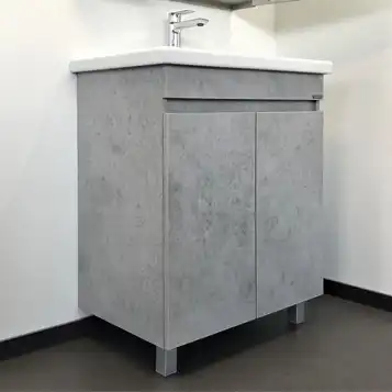 Тумба с умывальником Comforty Осло 70НД Бетон светлый, 00-00006117 фото 1