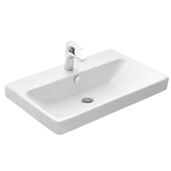 Тумба с умывальником Comforty Соло 70 Дуб темно-коричневый, 00-00010978 фото 6