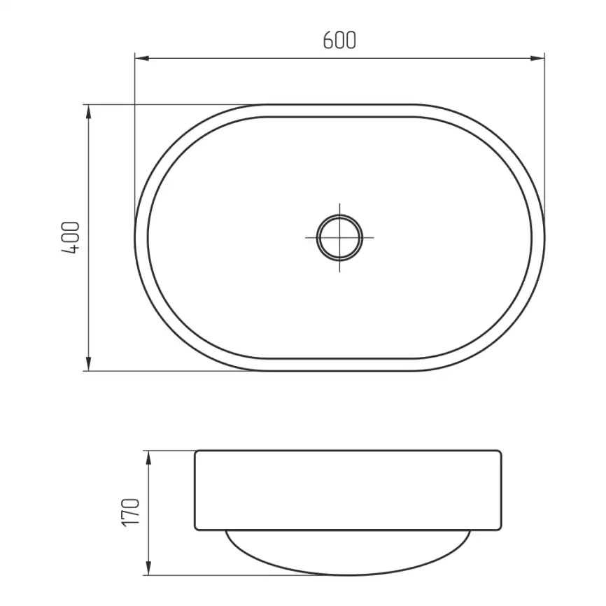 Раковина AVS Марго 60х40 белая фото 9
