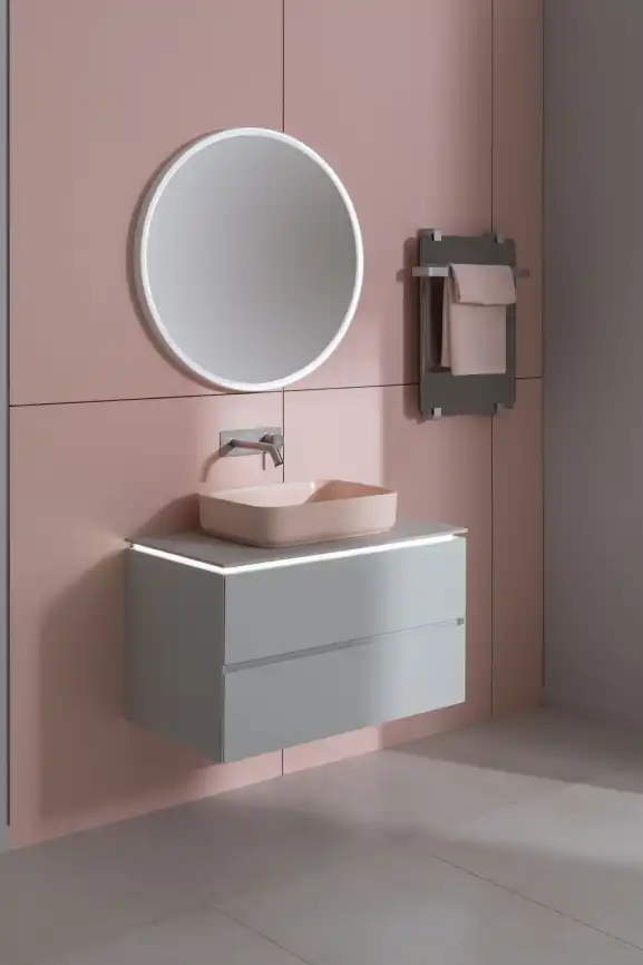 Тумба под раковину Allen Brau Infinity 85 1.21001.PWM папирус матовый фото 18