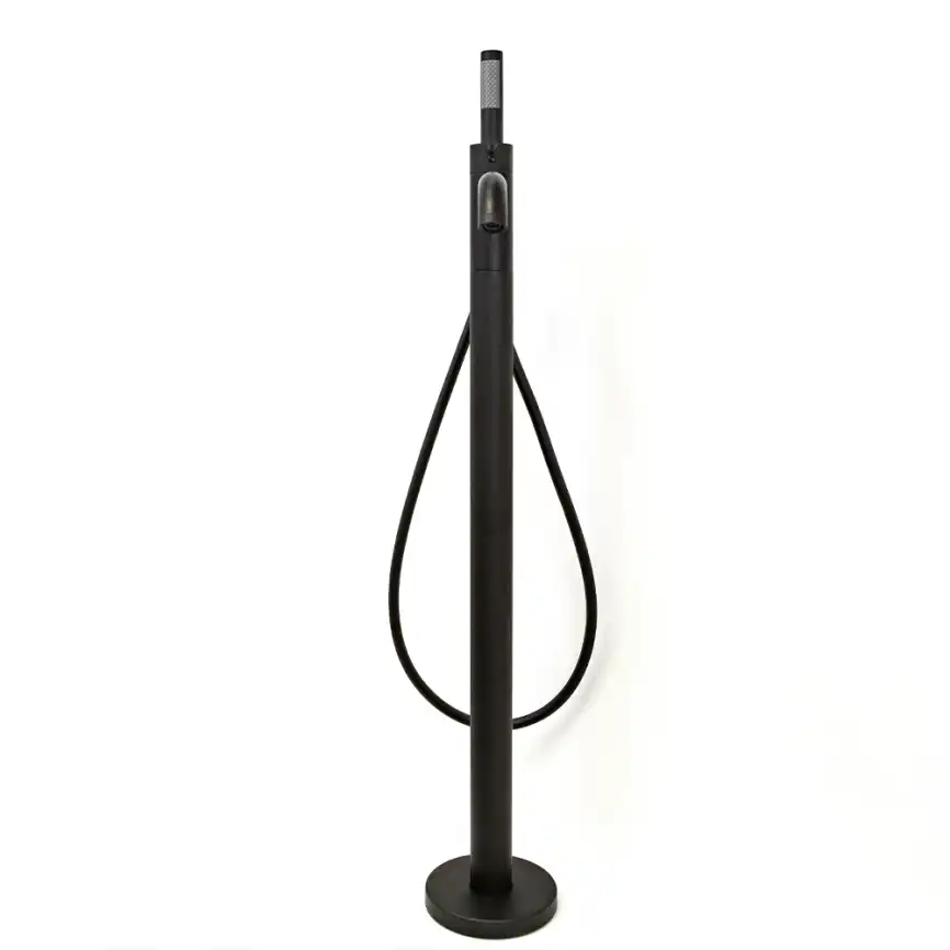 Смесители для ванны AVS Slimmer 811-112-MB напольный, черный матовый фото 5