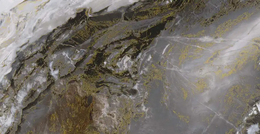 Керамогранит AZARIO RIVERSTONE GOLD 60x120 Carving (H18004011G) фото 5