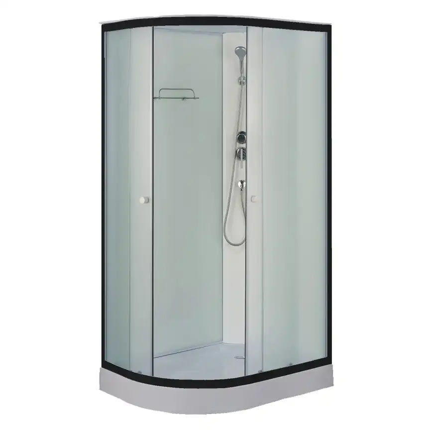 Душевая кабина Loranto 120х80, низкий поддон, Матовое стекло, CS-877EBTM/W-120 фото 1