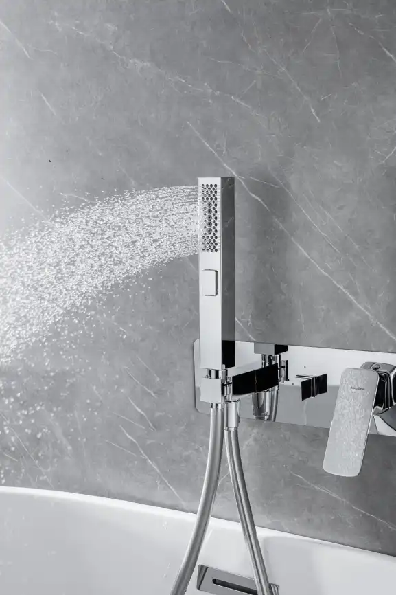 Смеситель для ванны с душем Allen Brau Infinity 5.21007-00 встраиваемый, с внутренней частью, Хром фото 10