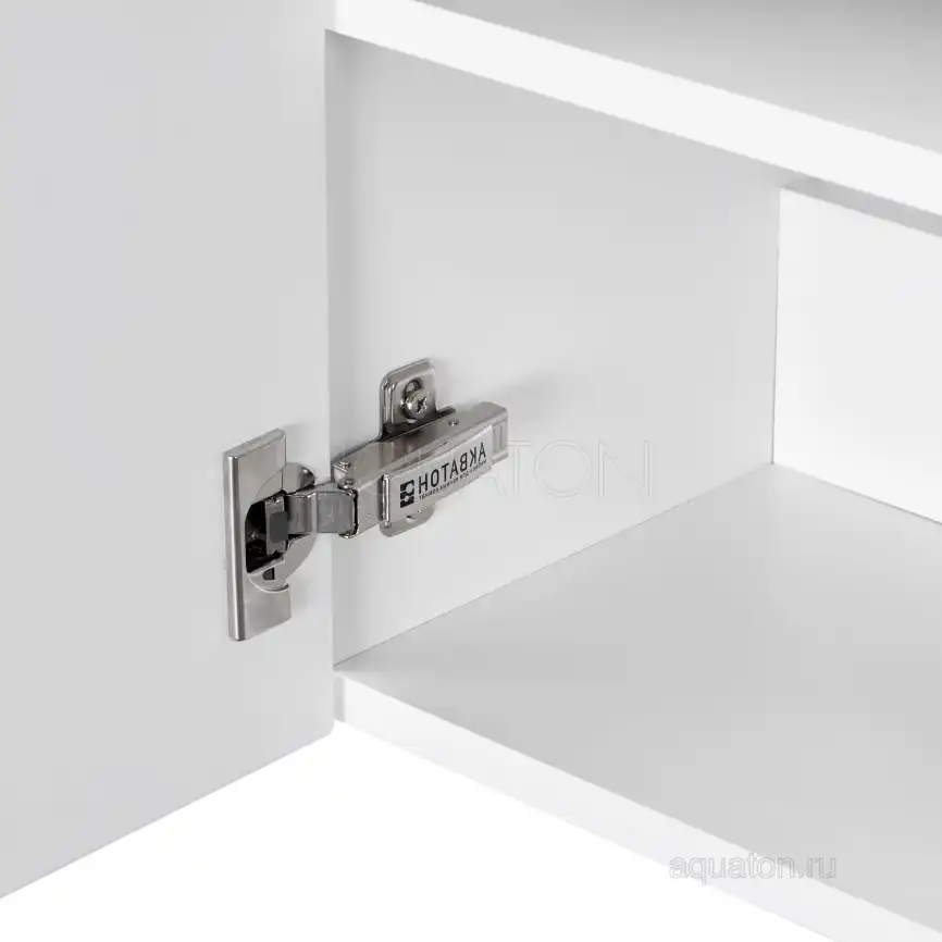 Тумба под раковину Aquaton Эклипс 46 M 1A172801EK49L подвесная левая, цвет эбони светлый фото 6