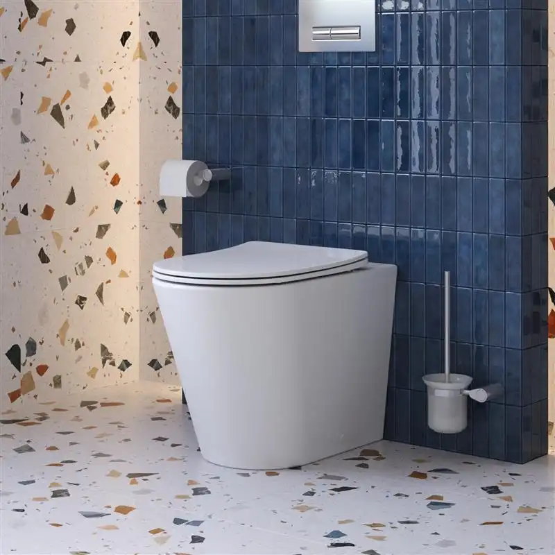 Унитаз приставной BelBagno FLAY-TOR BB1003CB-TOR/SC безободковый с сиденьем и смывом TORNADO фото 10