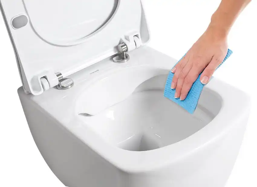 Унитаз подвесной безободковый Creavit Elegant EG321-11CB00E-0000 с сиденьем микролифт Белый фото 2