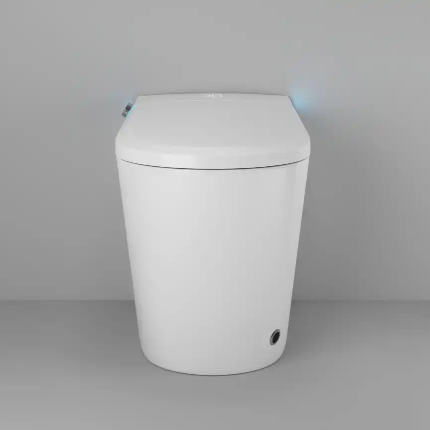 Электронный унитаз-биде Grossman Smart GR-PR-5702 приставной, с импульсным смывом, белый фото 4