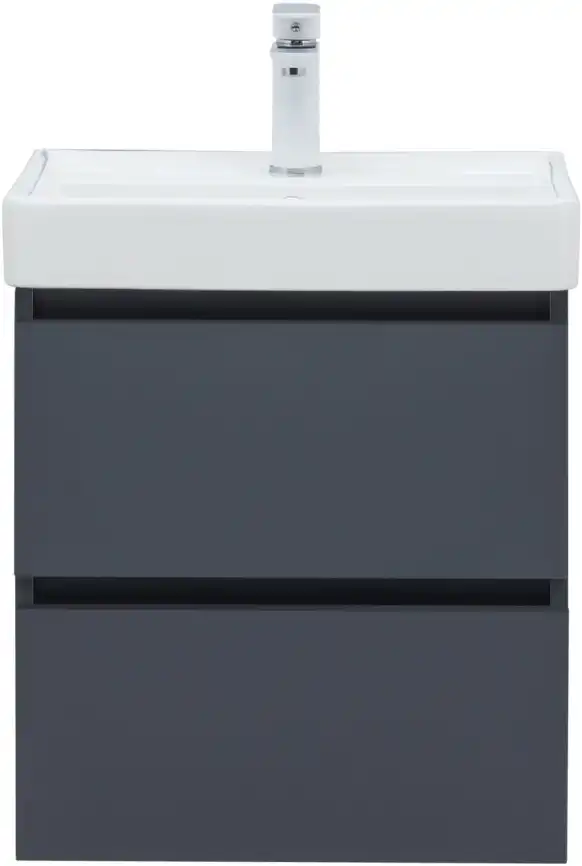 Тумба под раковину Aquanet Вега 2.0 50 маренго, подвесная, 337946 фото 8