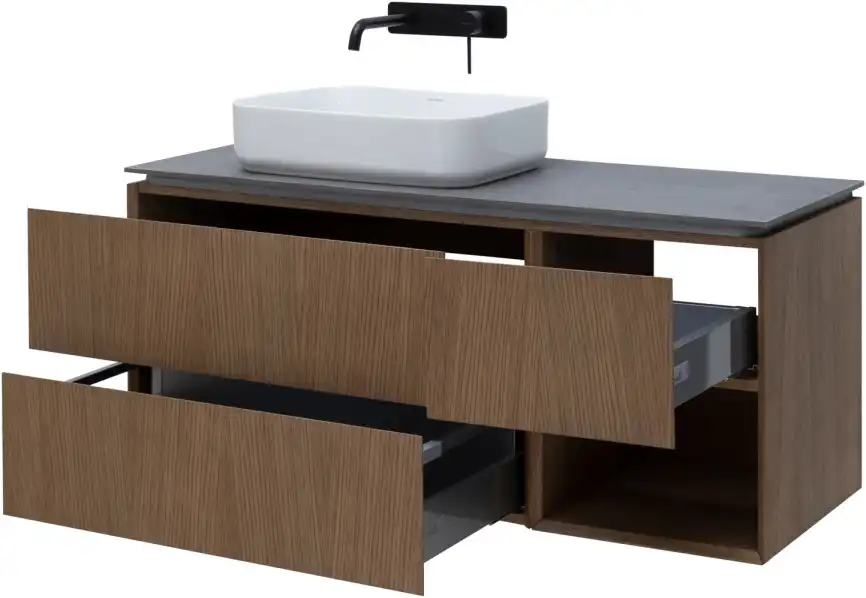 Тумба под раковину Allen Brau Infinity 120 1.21005.NO L дуб фото 4